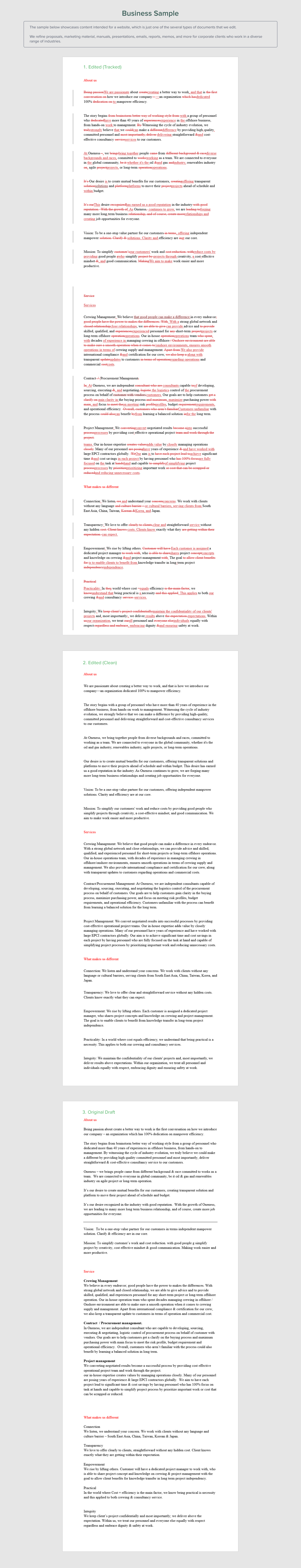  Business Sample
