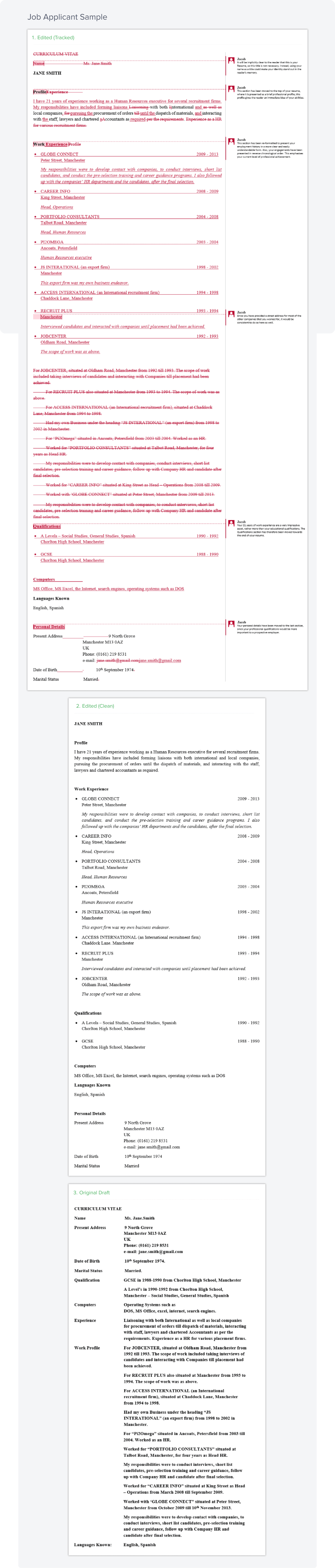 Job Applicants Sample